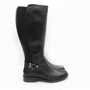 valleverde-stivale-nero-in-pelle-con-elastico-17105