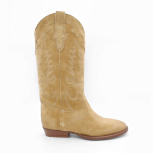 stivale-stile-texano-in-camoscio-sabbia