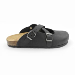 free-life-sabot-donna-in-pelle-nera-con-cinturini-incrociati