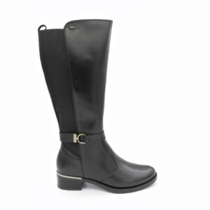 valleverde-stivale-nero-in-pelle-con-elastico-47535