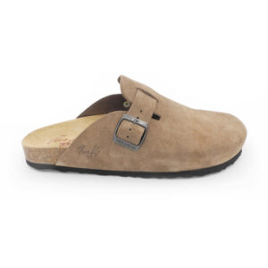 free-life-ciabatta-uomo-890-009-in-camoscio-khaki-a-punta-chiusa-con-plantare-anatomico